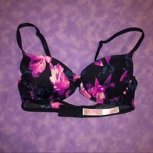 Floral Wear Everywhere PINK Bra